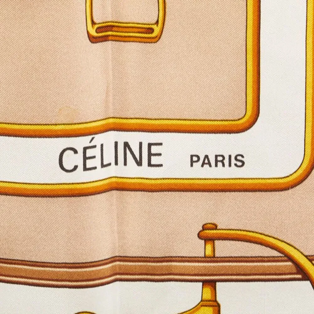 Celine Horsebit Silk Scarf